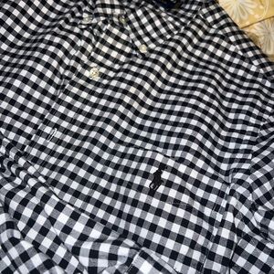 Mens button up Large polo